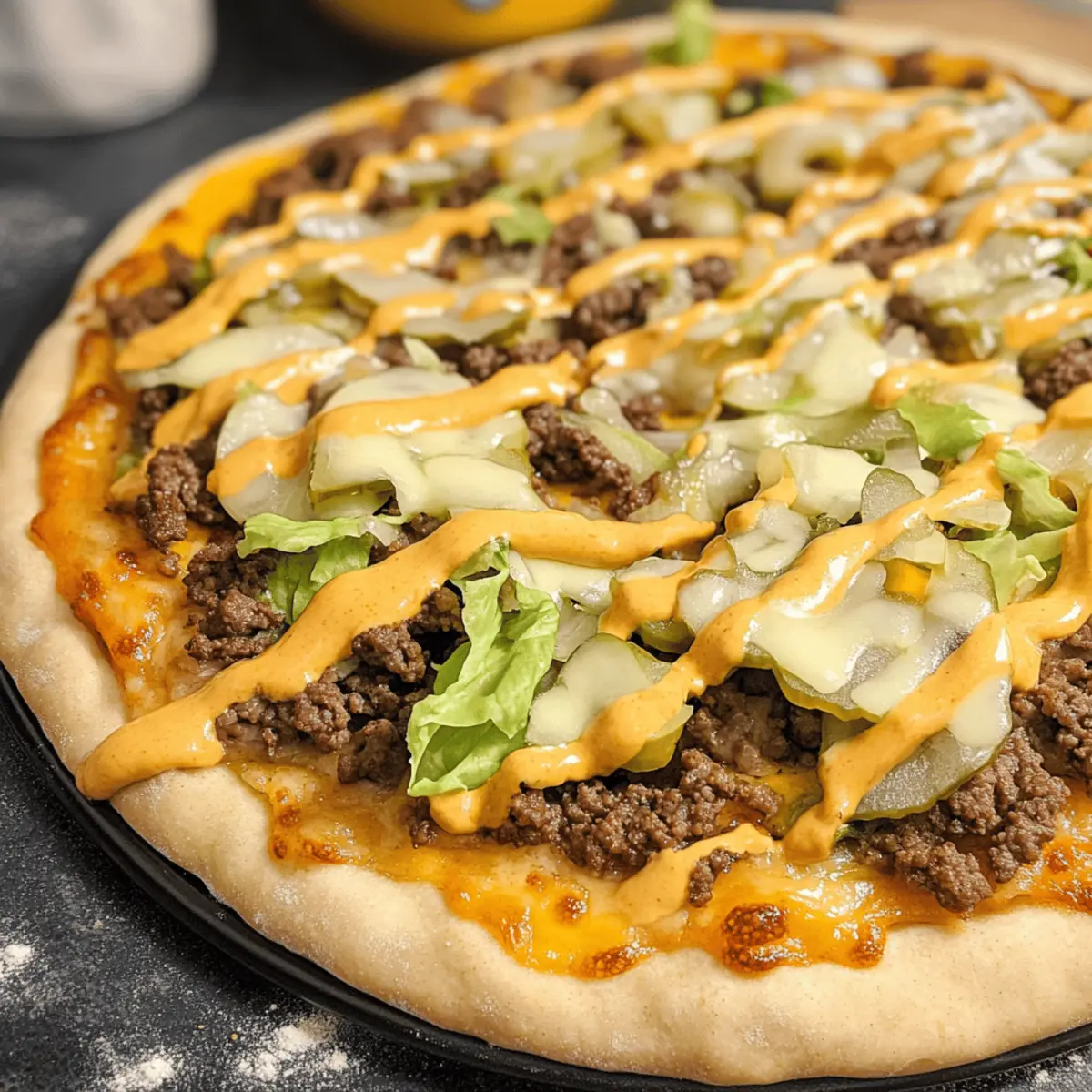 Big Mac Pizza: Burger-Genuss auf dem Teller
