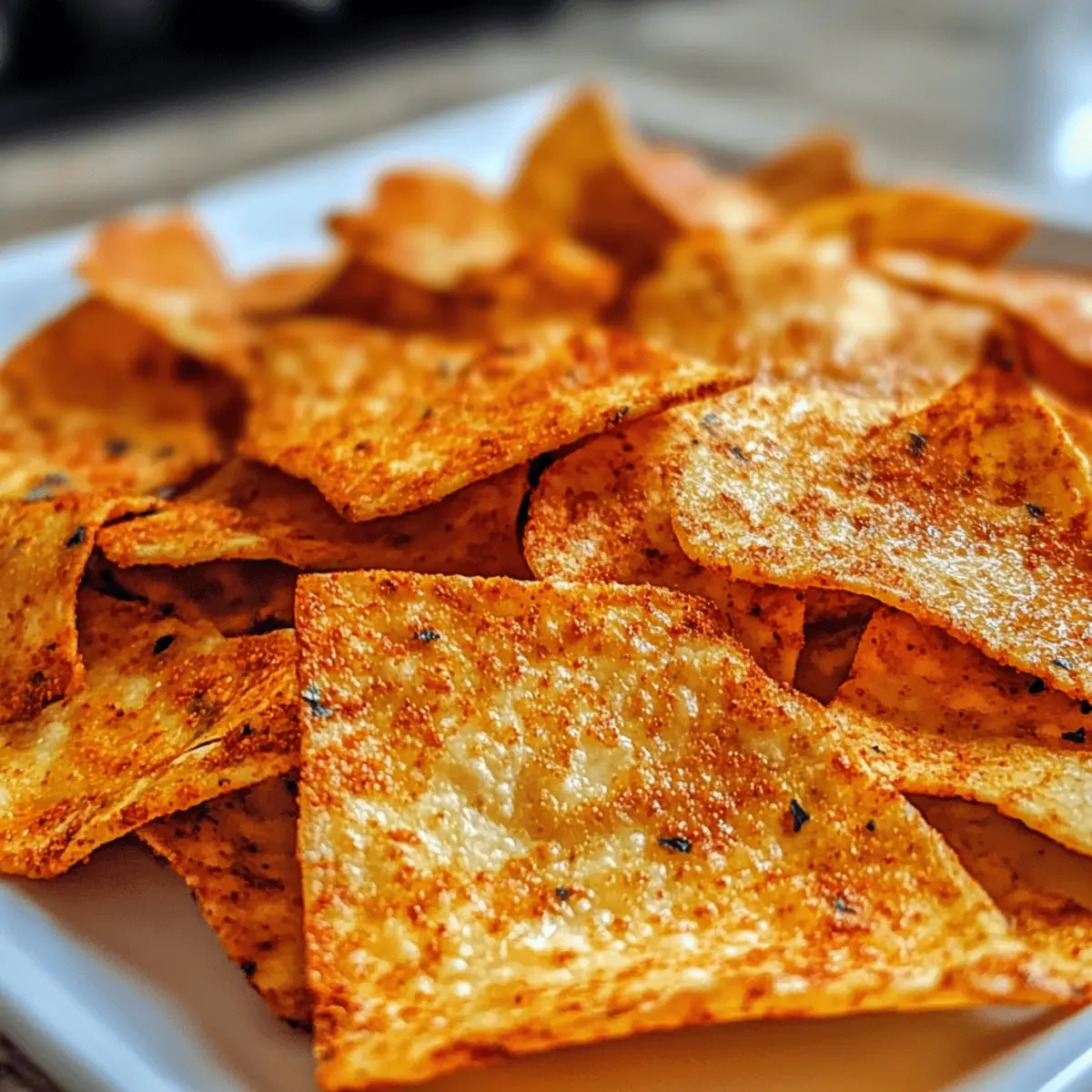 Krosse Hüttenkäse Chips: Gesunder Snack Genuss