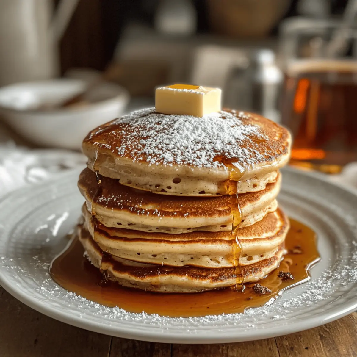 Fluffige Pancakes mit Vanille und Zimt