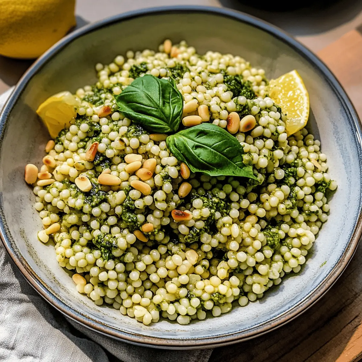 Pesto Couscous: Der Ausgang für italienischen Genuss