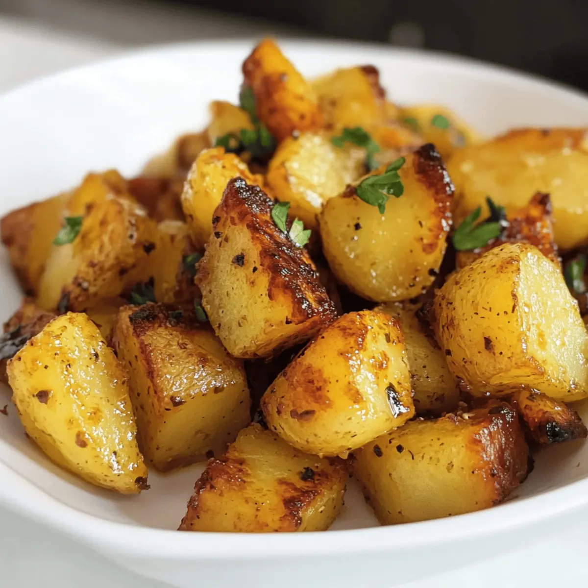 Honig-Senf-Röstkartoffeln: Süß, Knusprig, Lecker