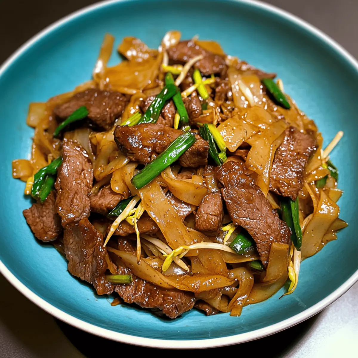 Schnelles Beef Chow Fun für den perfekten Ausgang