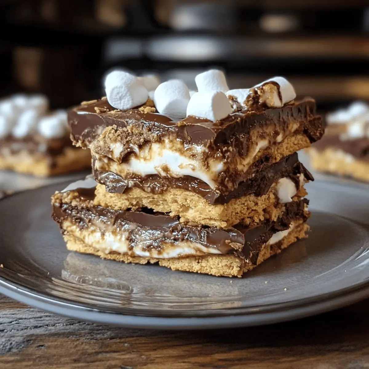 Ofen-gebackene S'mores für zu Hause