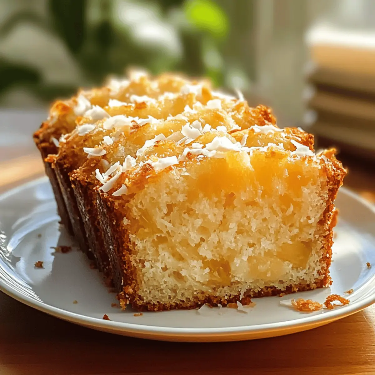 Tropisches Ananas-Kokos-Brot schnell gebacken