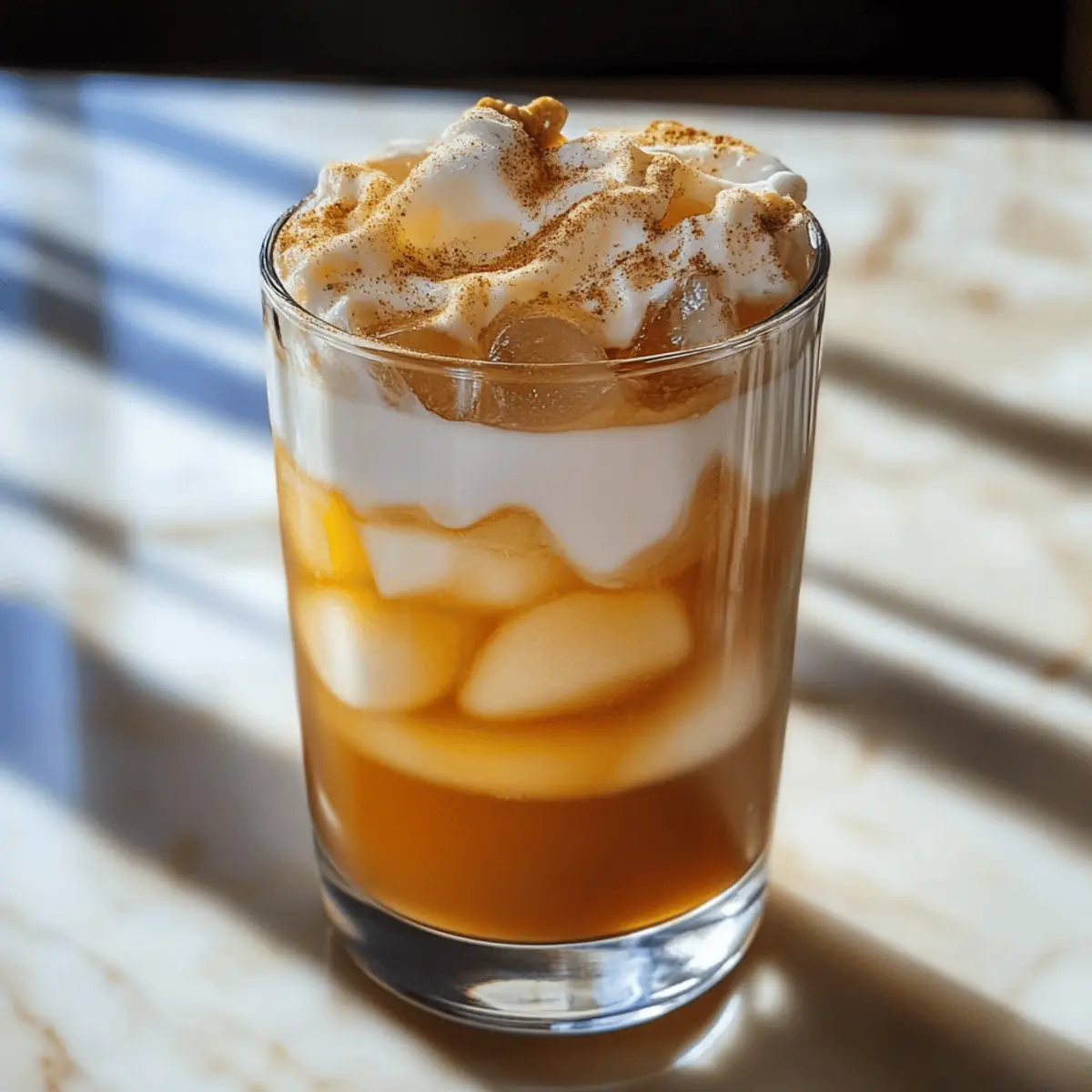 Apfelkuchen Dirty Soda für einen perfekten Herbstgenuss