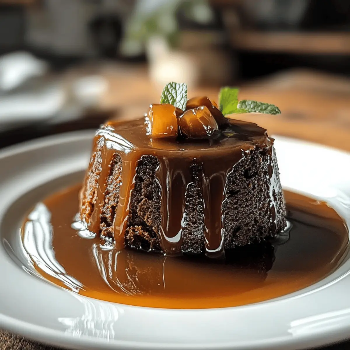 Klassisches Sticky Toffee Pudding für gemütliche Abende
