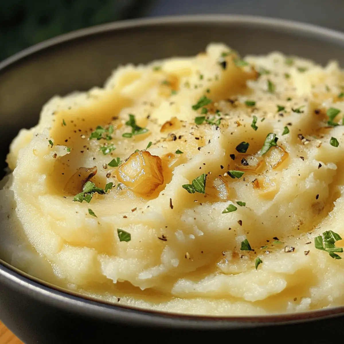 Cremiges Kartoffel-Püree mit Schalotten