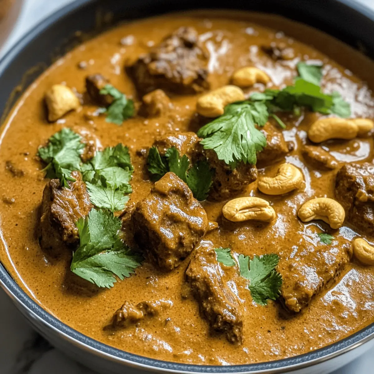 Indisches Rindfleisch Korma Curry Rezept