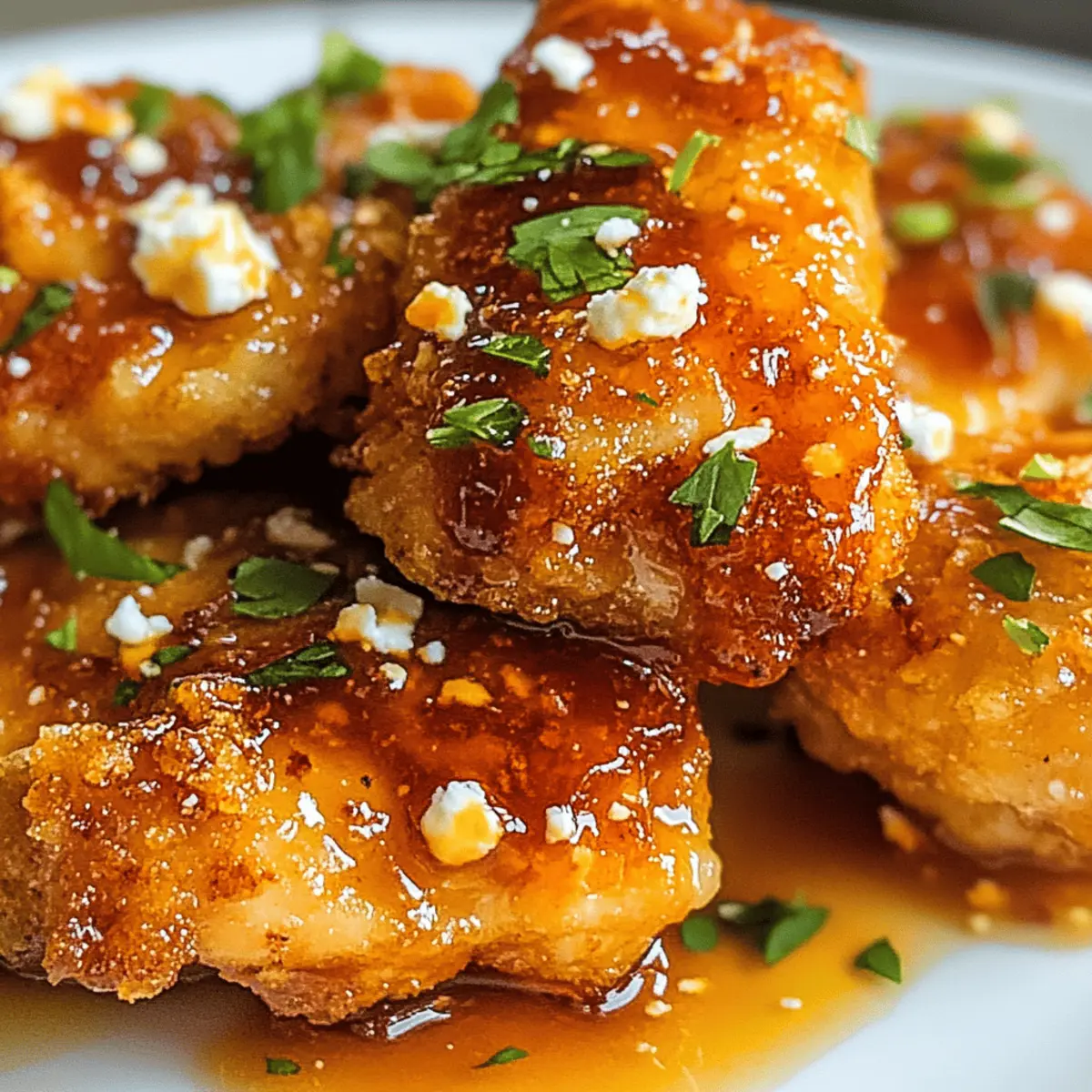Crispy Hot Honey Feta Chicken leicht gemacht