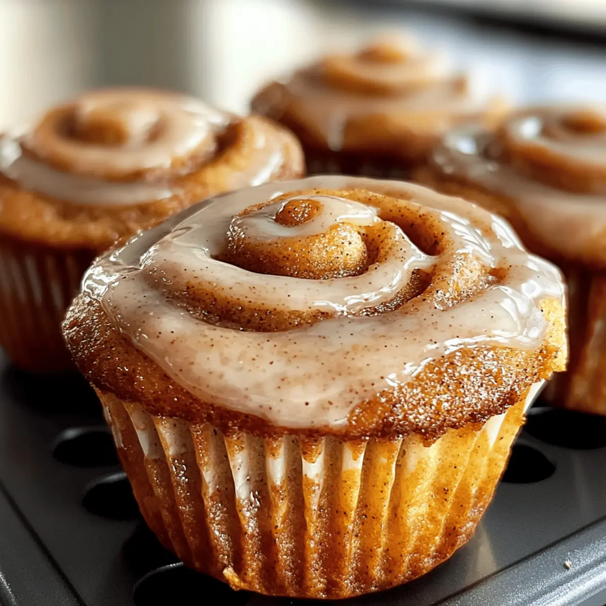 Cinnamon Roll Protein Muffins für gesunde Momente