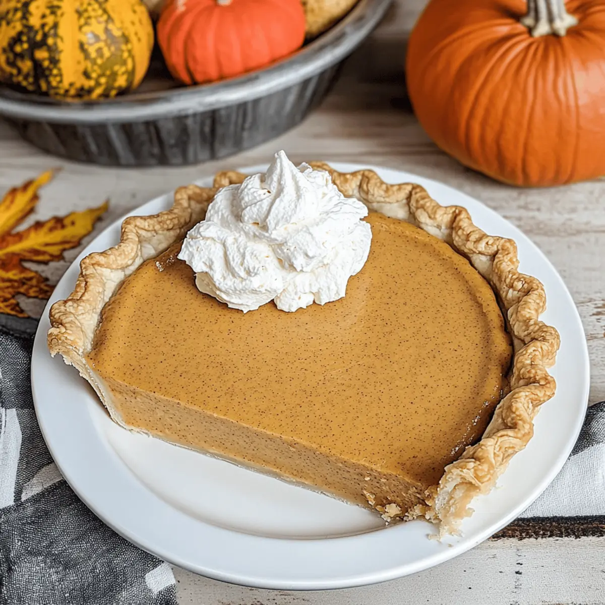 Köstlicher weißer Kürbiskuchen für den Herbst