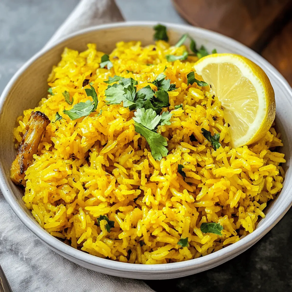 Knoblauch Kurkuma Reis in 20 Minuten zubereiten