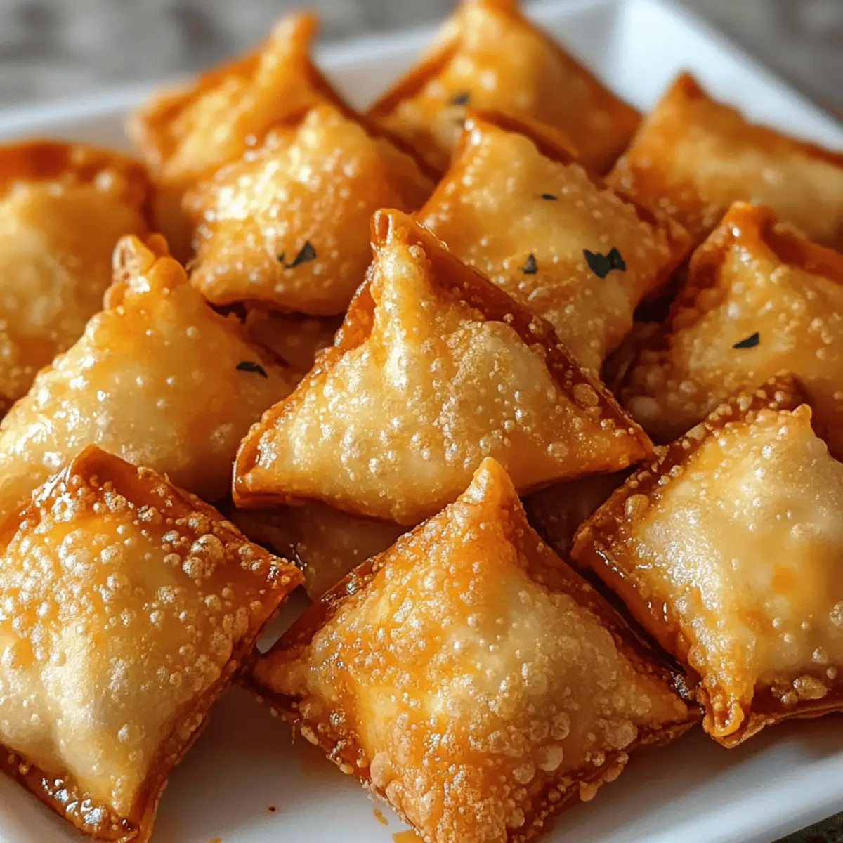 Crispy Buffalo Chicken Wonton Rangoons rezept