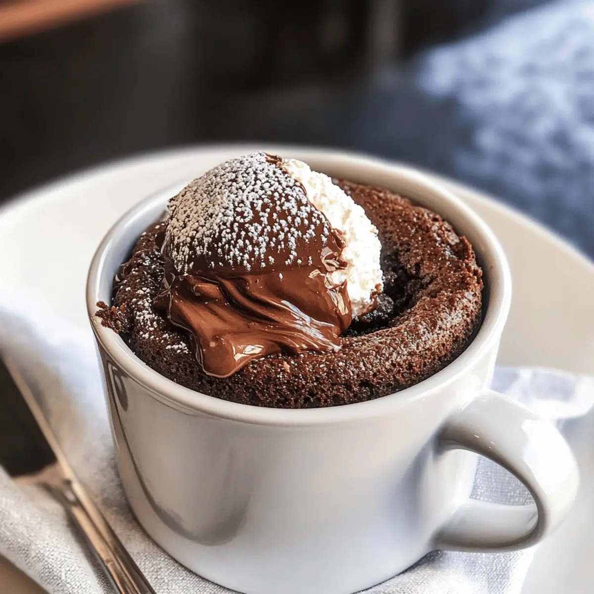 Nutella Mug Cake – Der perfekte Ausgang zur Schokoladenliebe