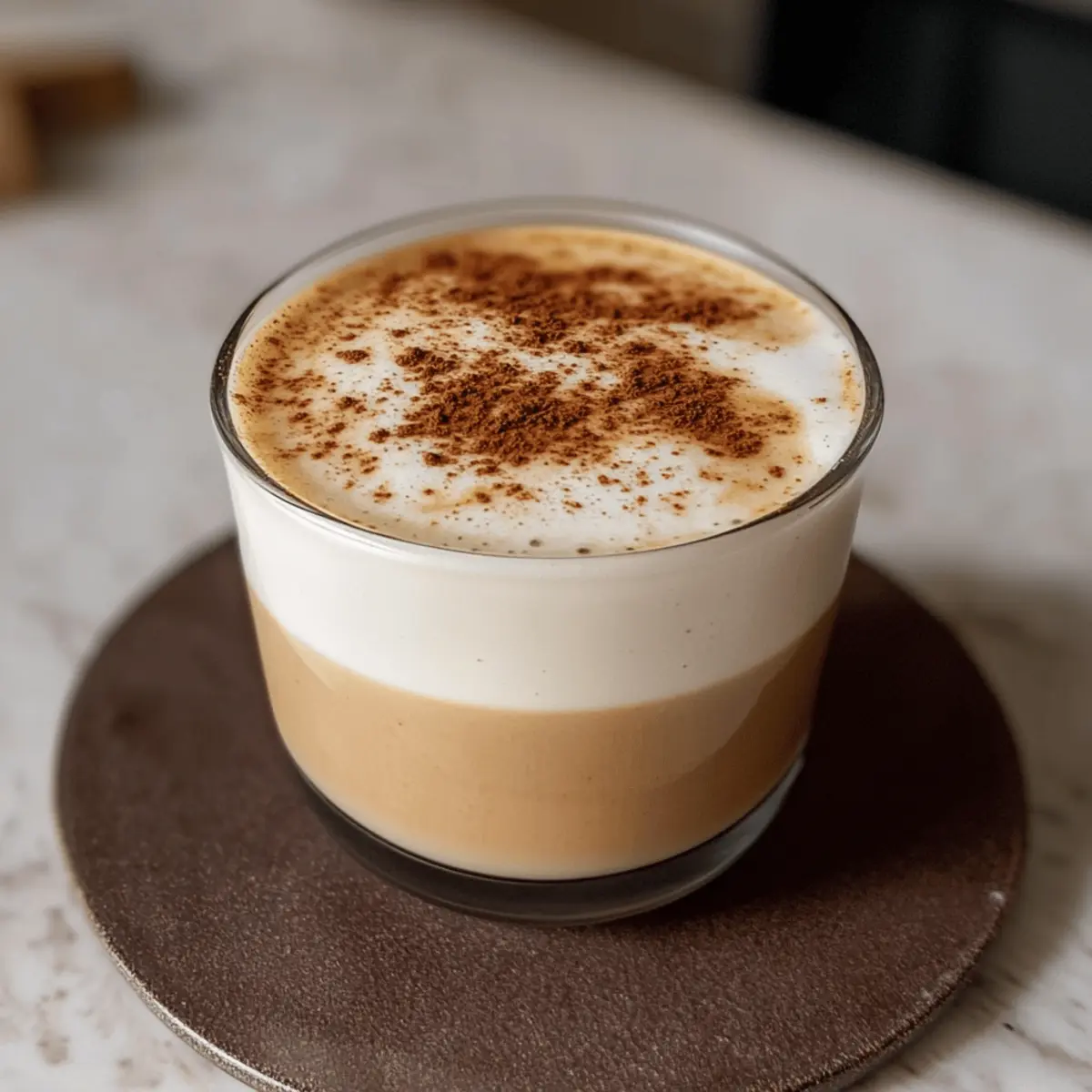 Hausgemachter Brown Sugar Oatmilk Cortado