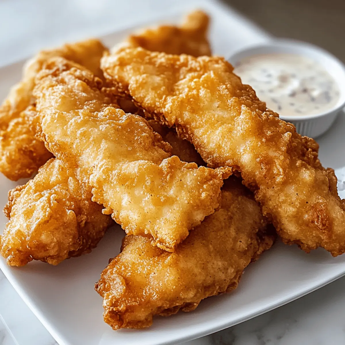 Crispy Long John Silver’s Teig für Fisch und Hähnchen