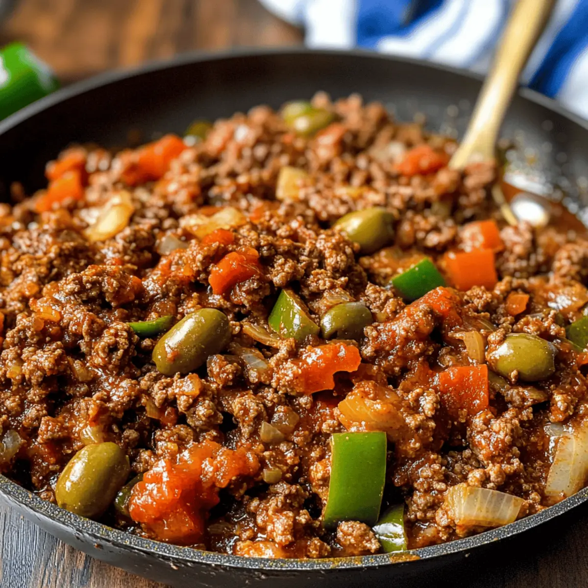 Keto Cuban Beef Picadillo für herzhaften Genuss