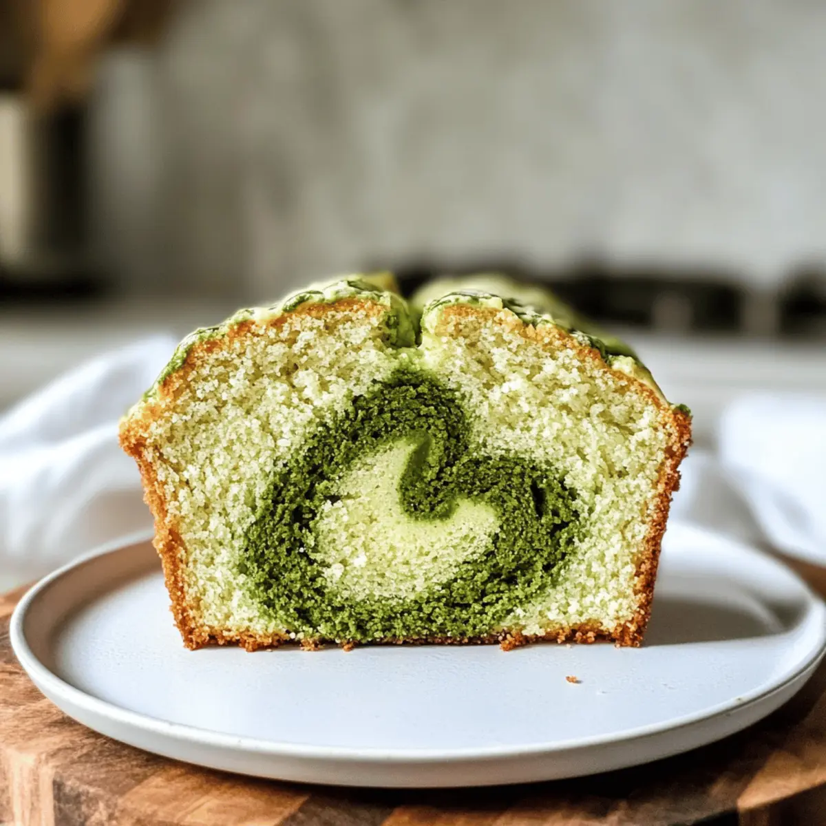 Der Ausgang: Himmlischer Matcha-Poundcake