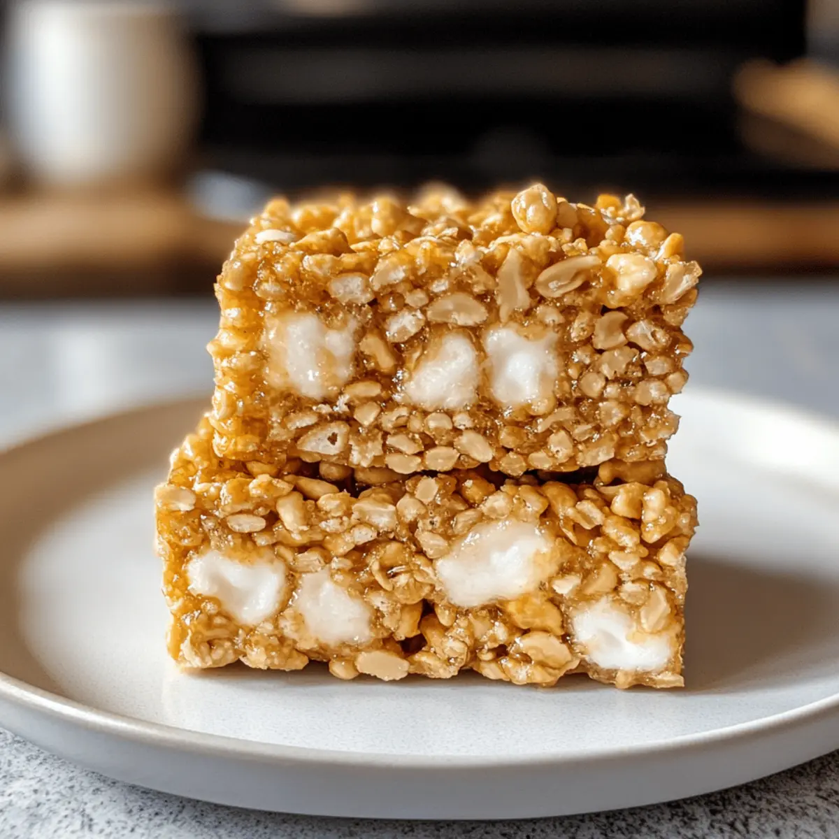 Erdnussbutter Rice Krispies Snacks ganz einfach réaliseren
