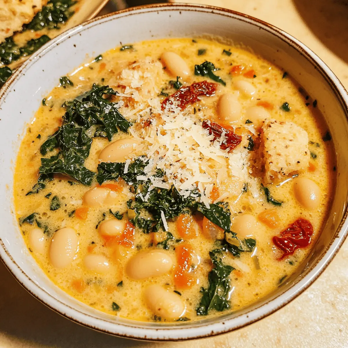 Der Ausgang: Schnelle und cremige Bohnensuppe