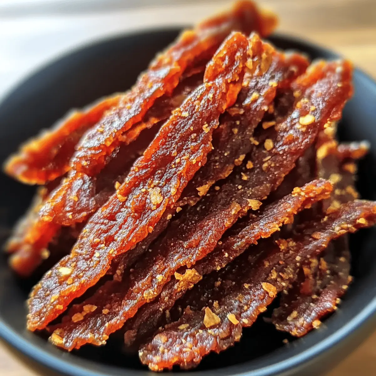 Spicy Honey BBQ Beef Jerky im Ausgabegerät