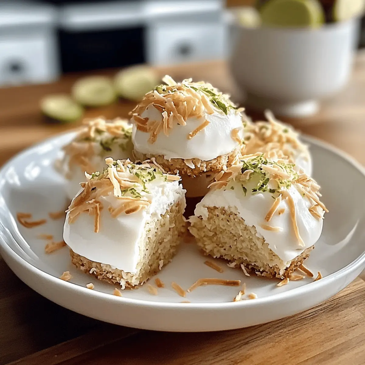 Lime und Kokos-Energie-Bites für deinen Snackbedarf