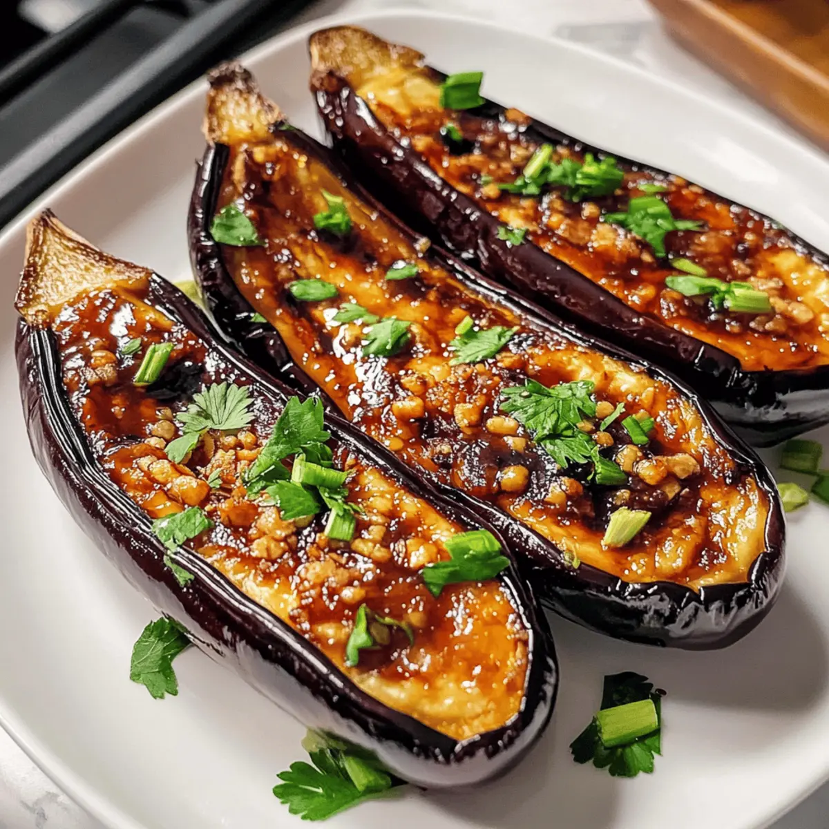 einfaches Miso Aubergine Rezept in 5 Minuten
