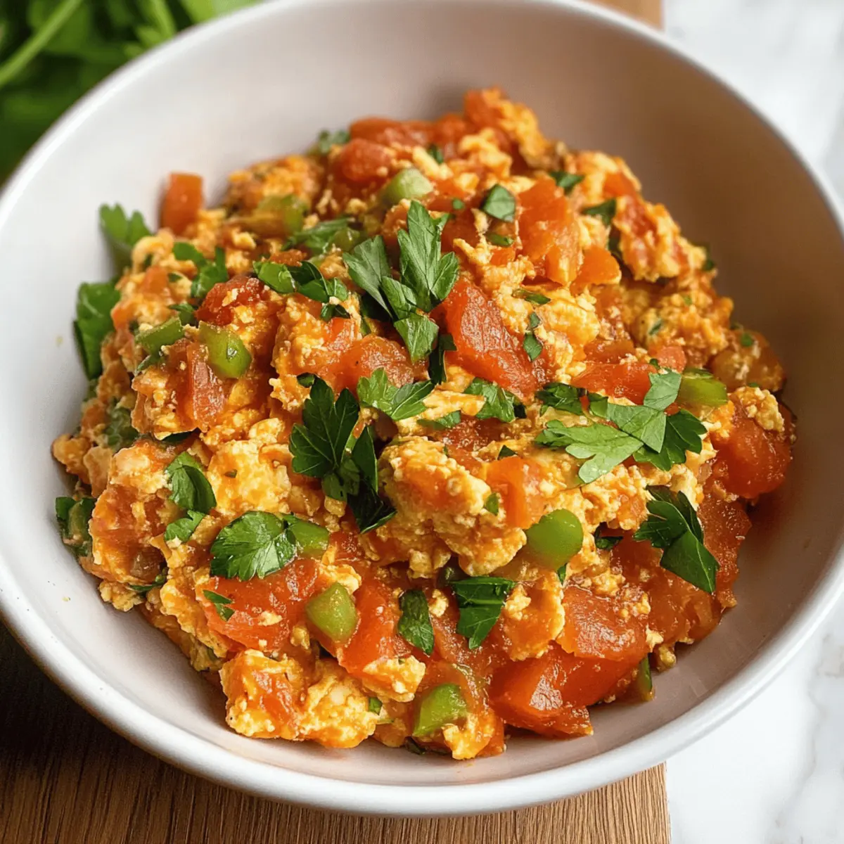 Der Ausgang: Köstliches Türkisches Menemen Rezept