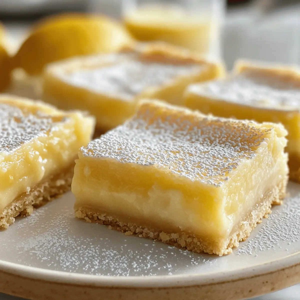 Cremige Zitronenriegel für den perfekten Genuss