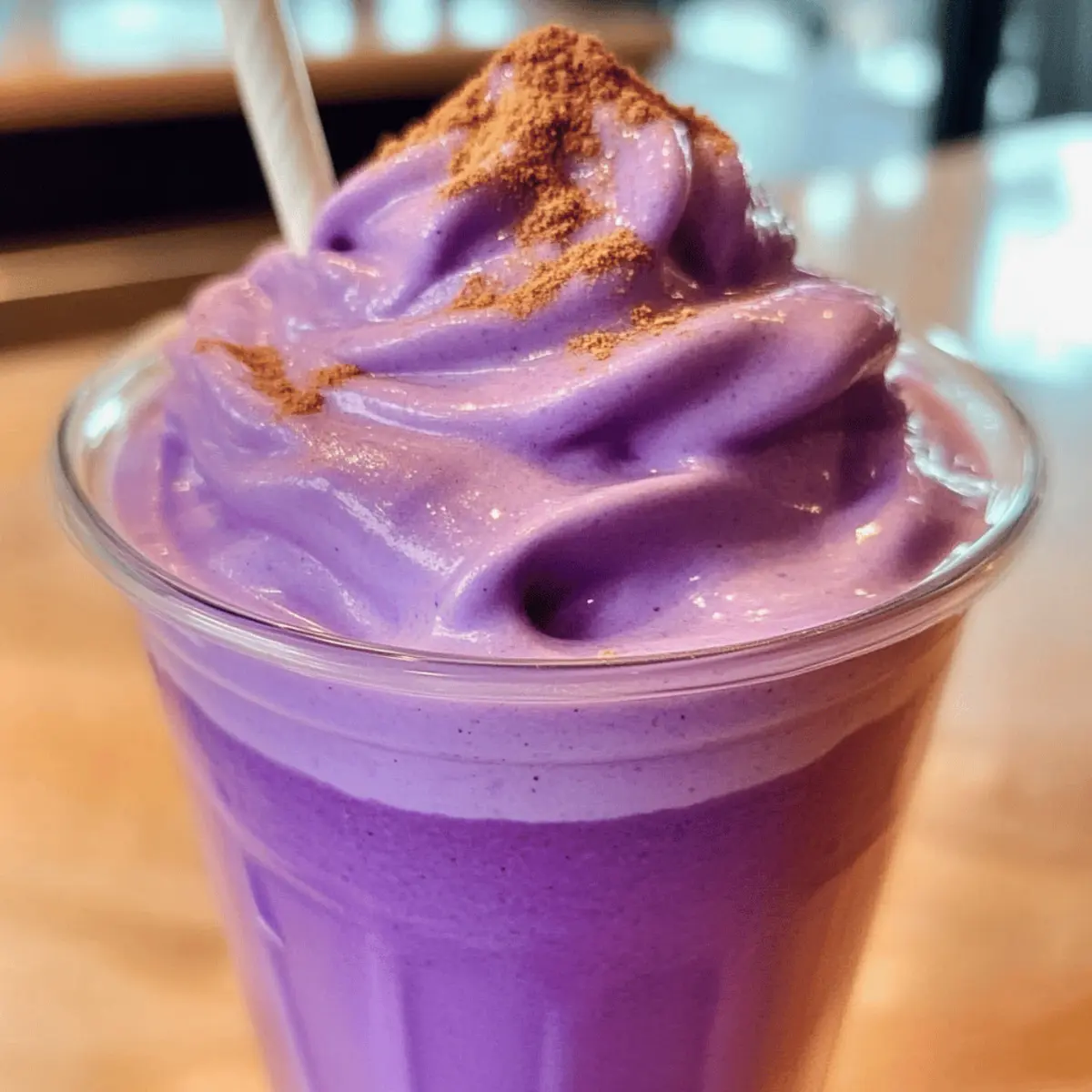 Cremige Ube Horchata für erfrischende Momente