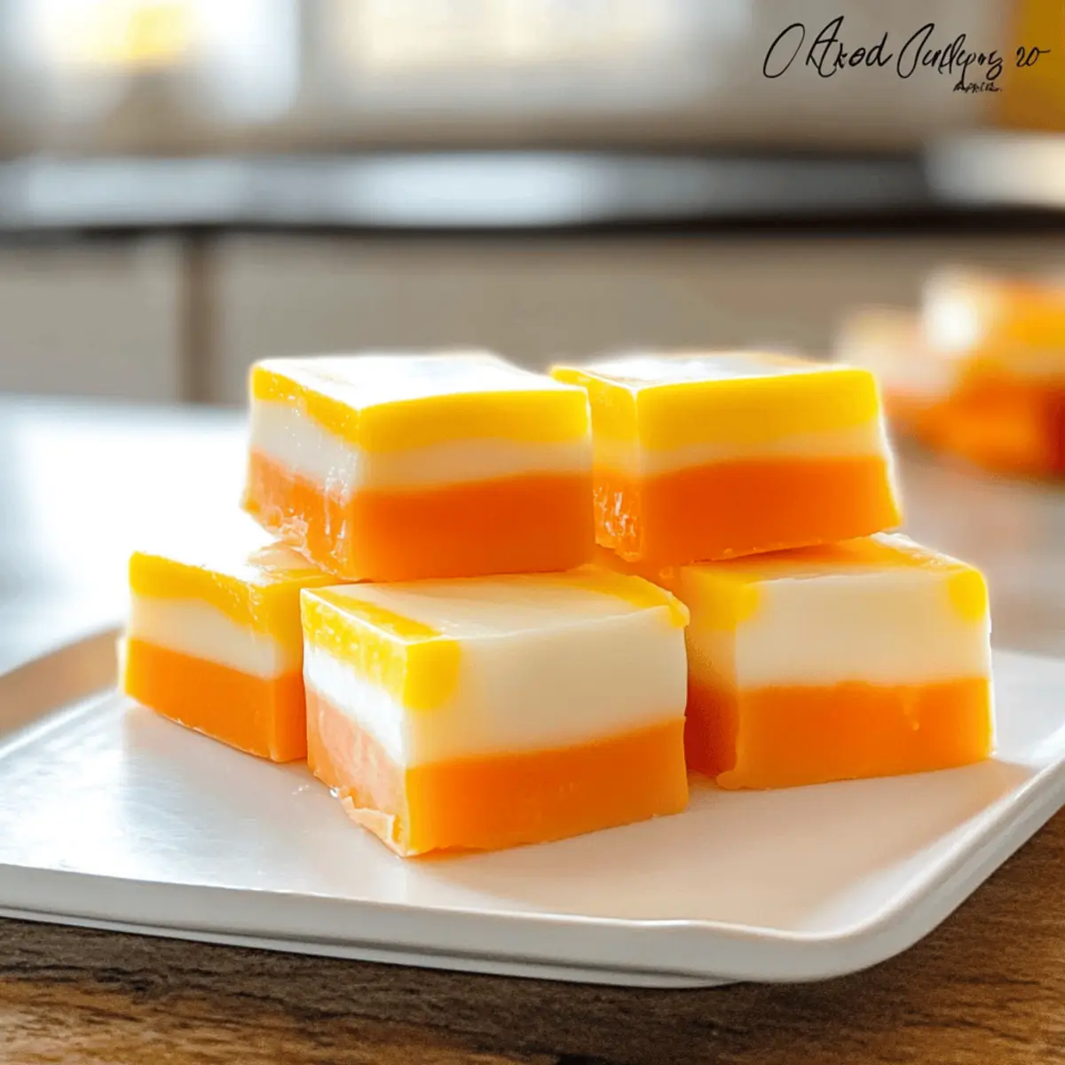 Der ideale Ausgang: Leckere Candy Corn Fudge