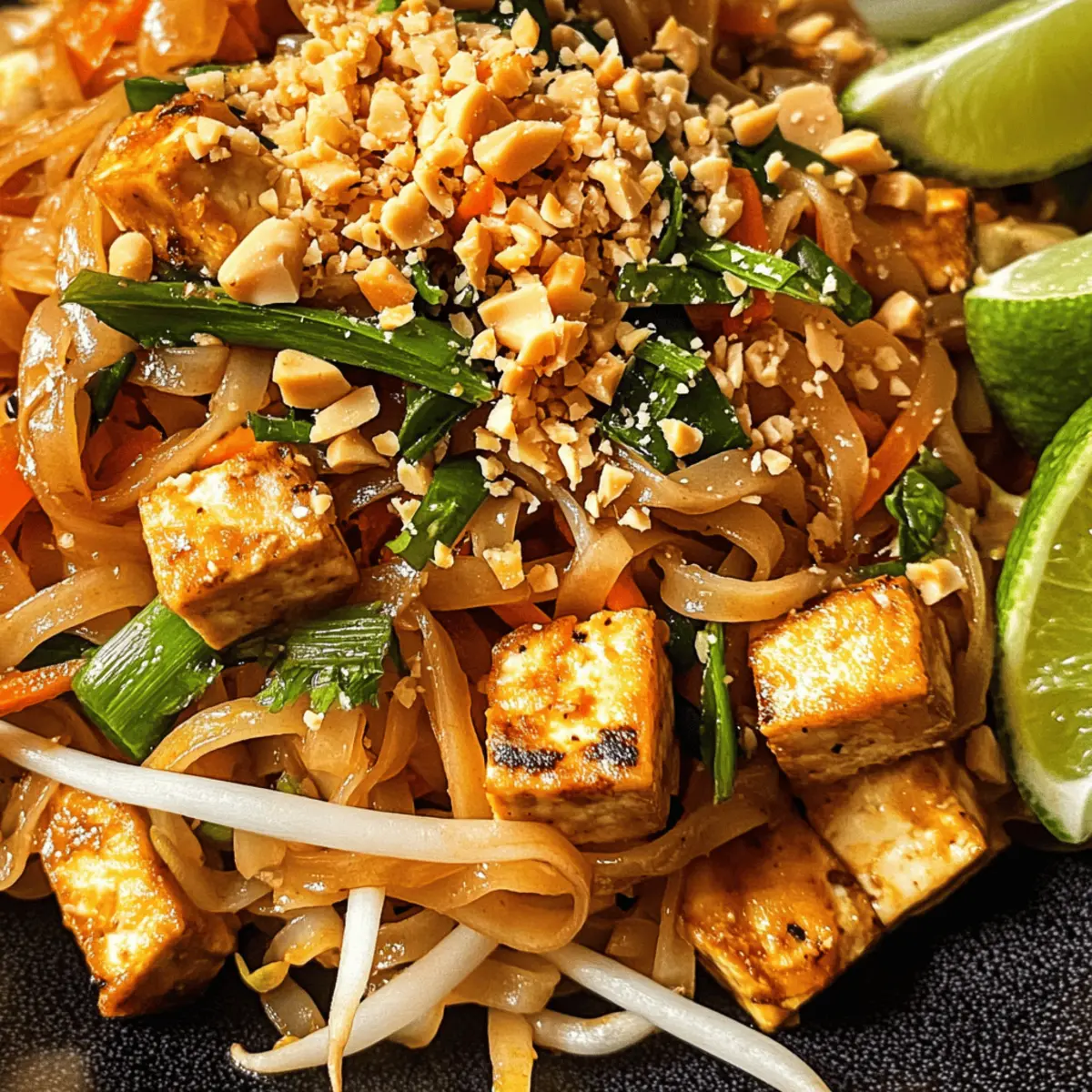 Tofu Pad Thai: Schnelles veganes Erlebnis
