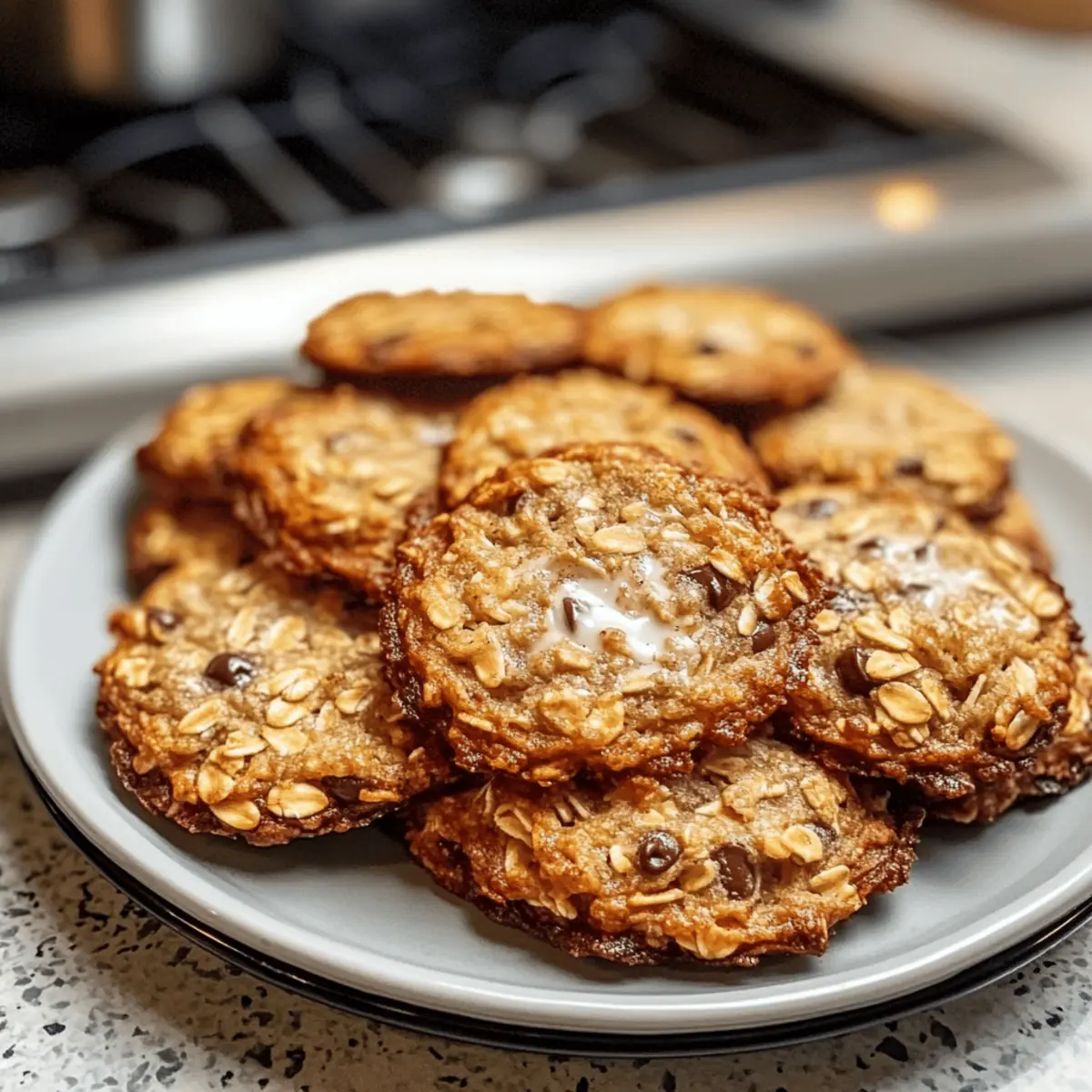 Crispy Chocolate Oat Cookies Rezept