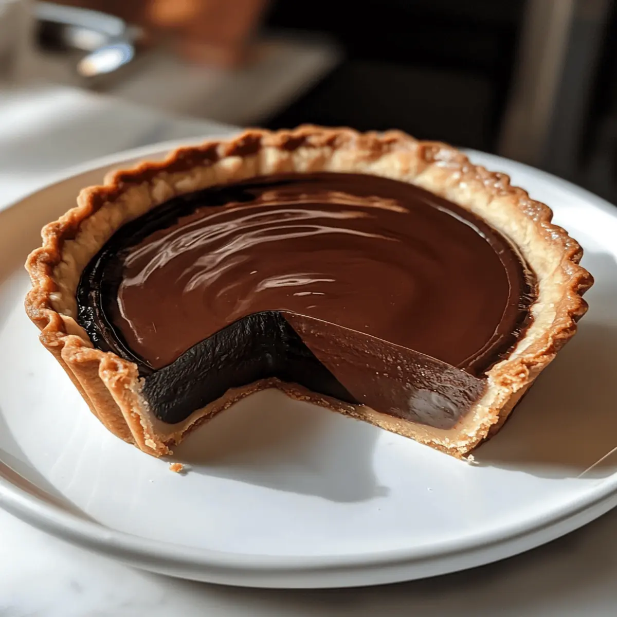 Dekadente Schokoladentarte ohne Aufwand