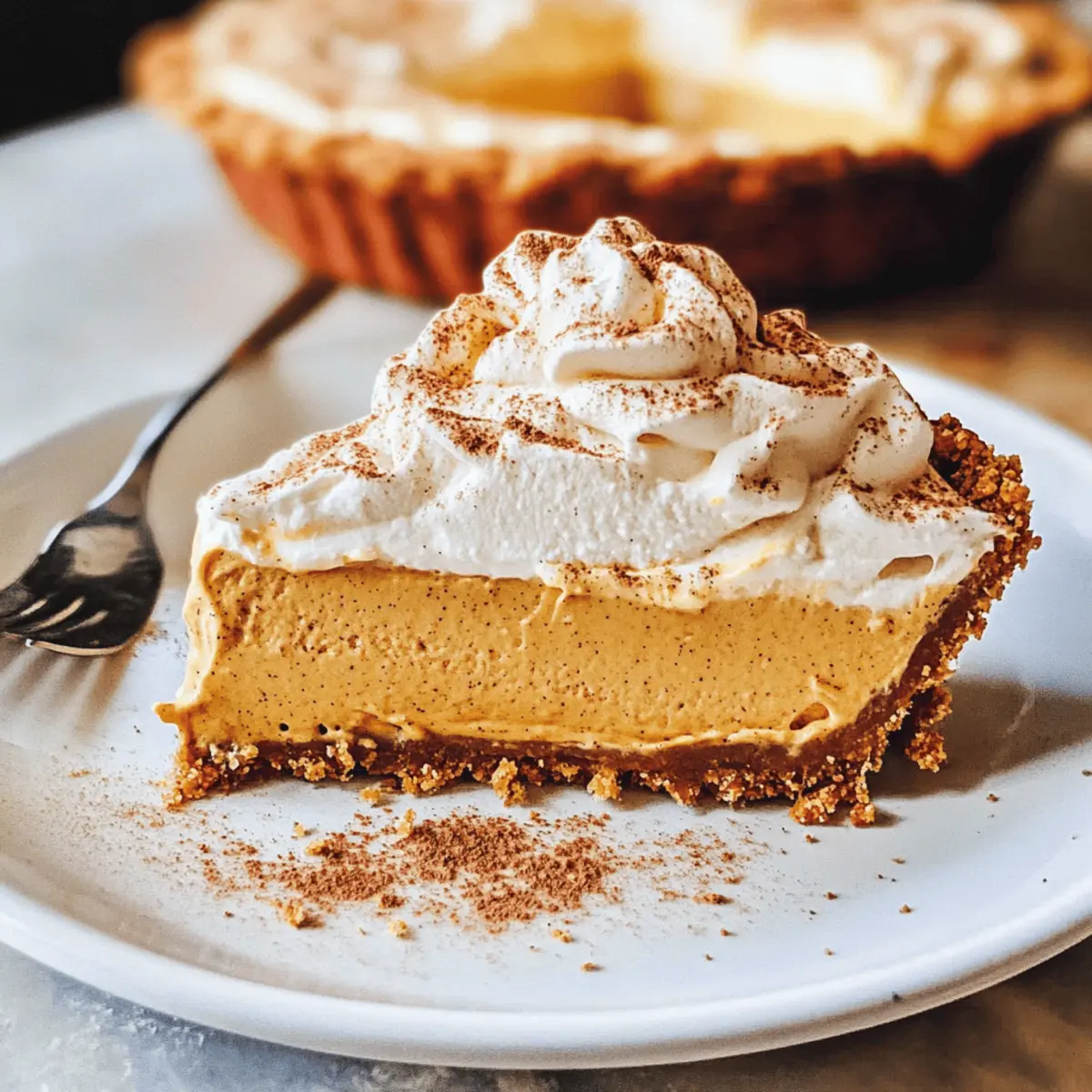 Der Ausgang: Köstlicher No-Bake Kürbismousse-Kuchen