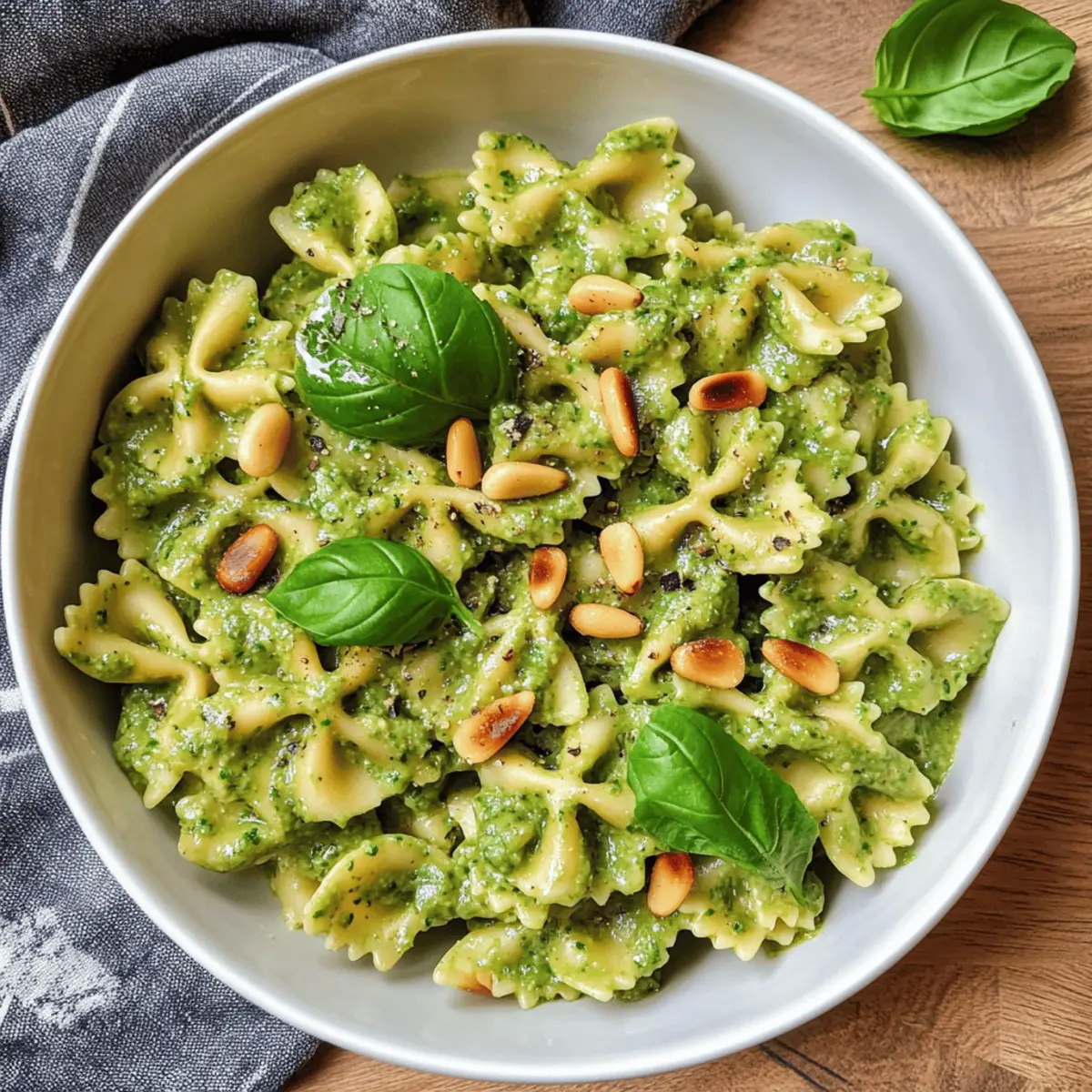 Cremige Avocado Pasta für den perfekten Ausgang
