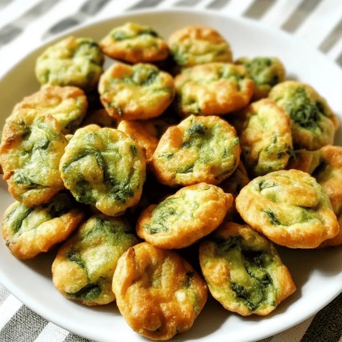 Hausgemachte Baby-Puffs mit Spinat und Süßkartoffel