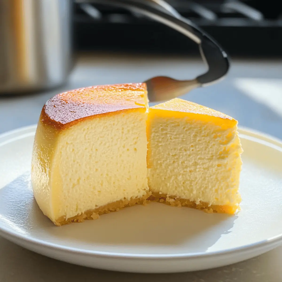 Fluffiger Japanischer Käsekuchen für den perfekten Ausgang