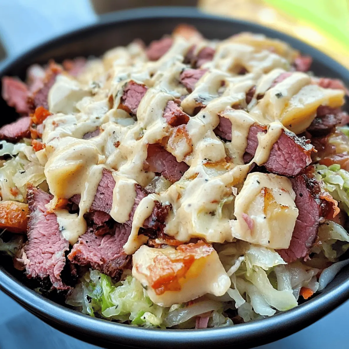 Reuben im Schälchen: Low-Carb Genuss ohne Brot