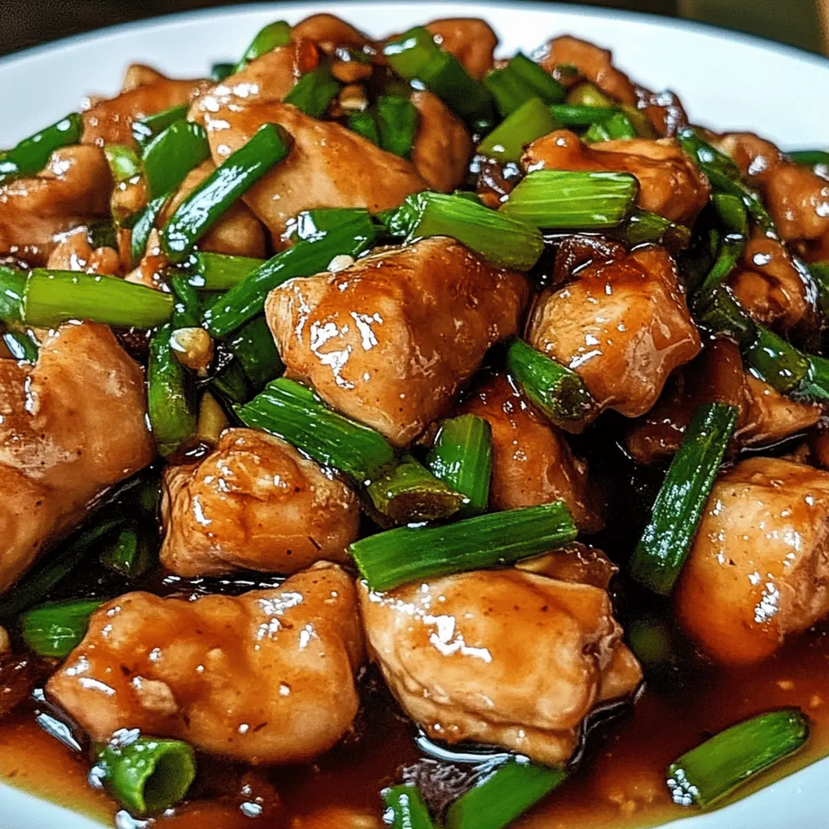 Schnelles und leckeres chinesisches Schalloten-Hühnchen