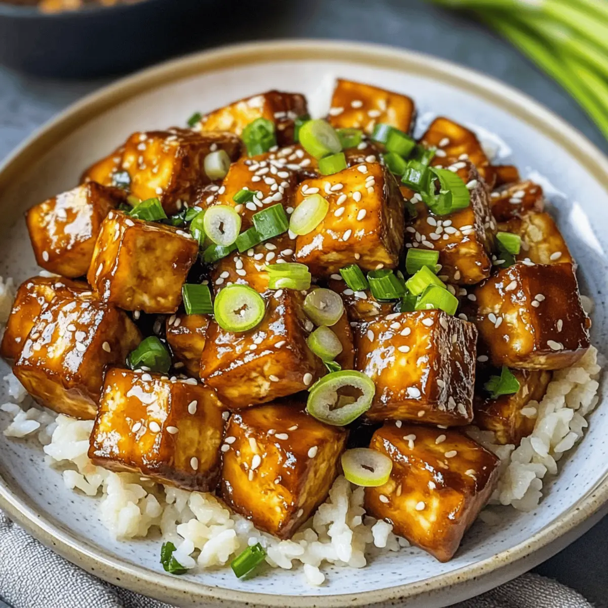 Der Ausgang: Leckeres Stickiges Zitronen-Tofu-Rezept
