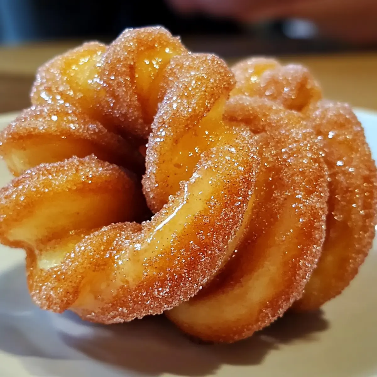 Koreanische Kwirlig-Donuts mit Zimt-Zucker