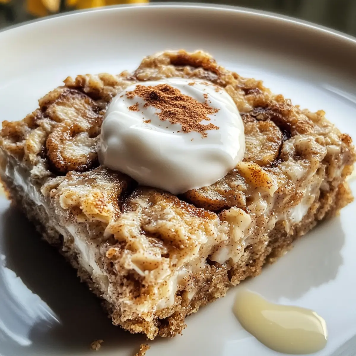 Hohe Protein Zimtschnecken Haferauflauf
