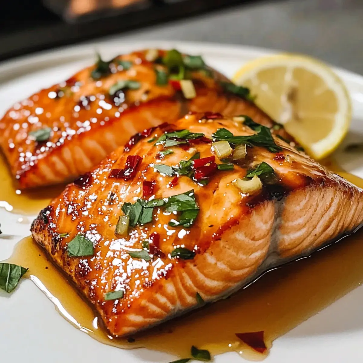 Süßer, scharfer Lachs: der Ausgang zum perfekten Dinner
