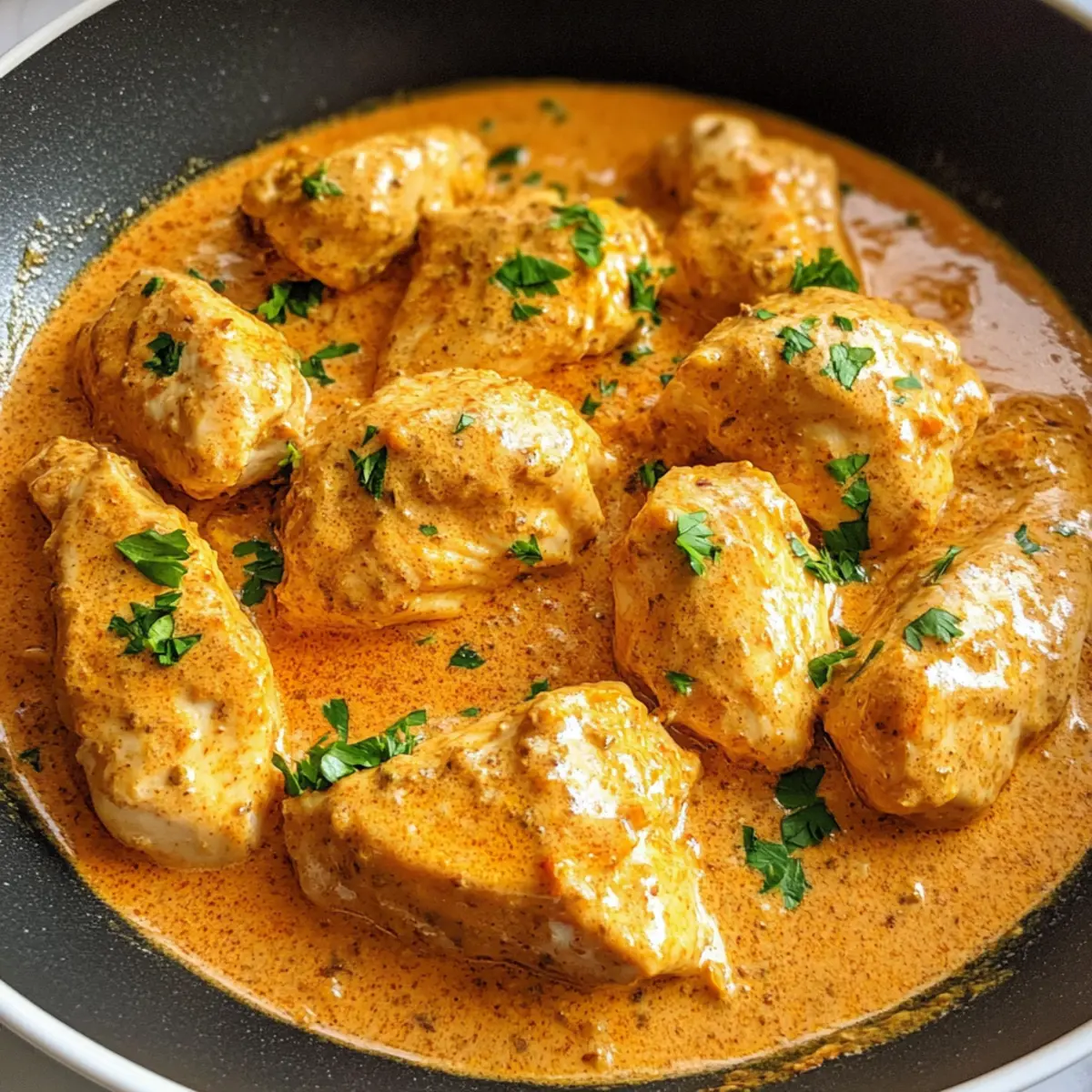 Cremiges Paprika-Hühnchen in 30 Minuten