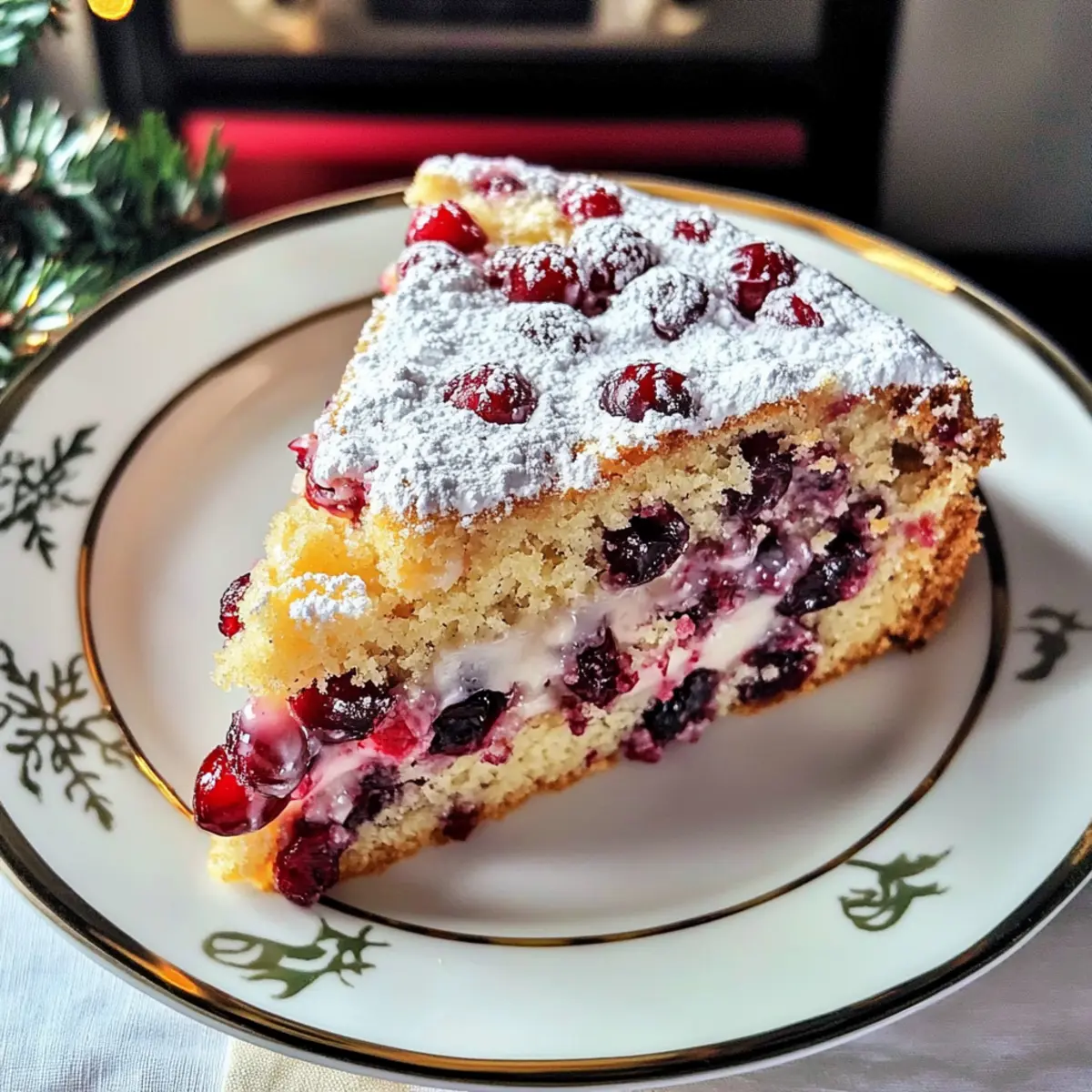 Cranberry Weihnachtskuchen mit Vanilleglasur leicht gemacht