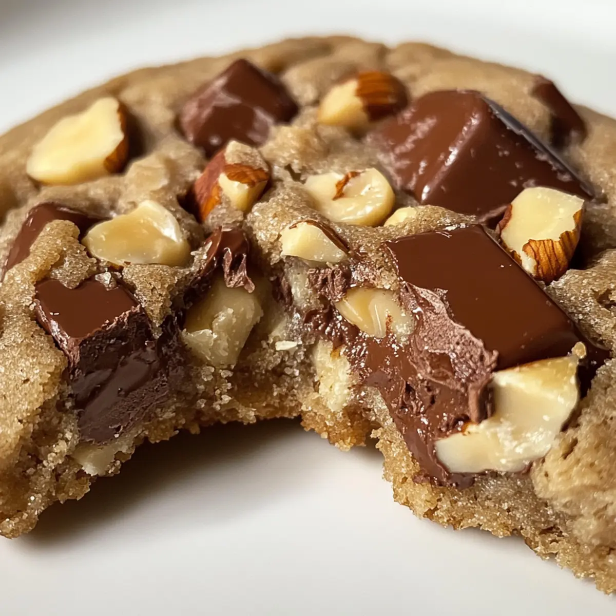 Haselnuss-Milch-Schokoladenstückchen-Kekse lecker