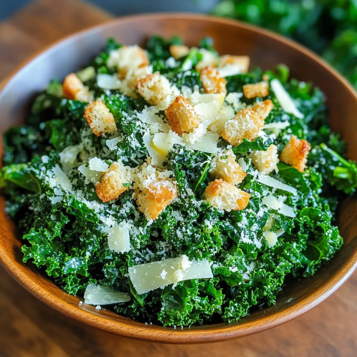 Zitronen-Parmesan-Grünkohlsalat für jeden Tag