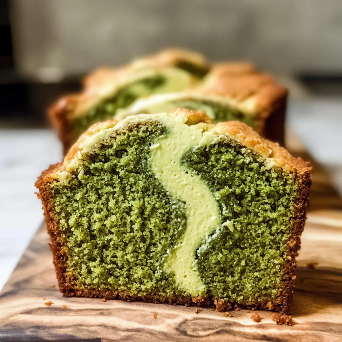 Leckeren Matcha-Pfundkuchen ganz einfach backen
