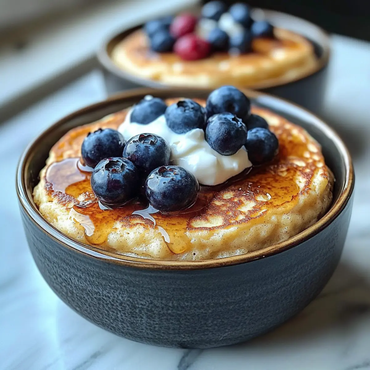 Protein-Pfannkuchen-Schalen für gesunde Frühstücksfreude